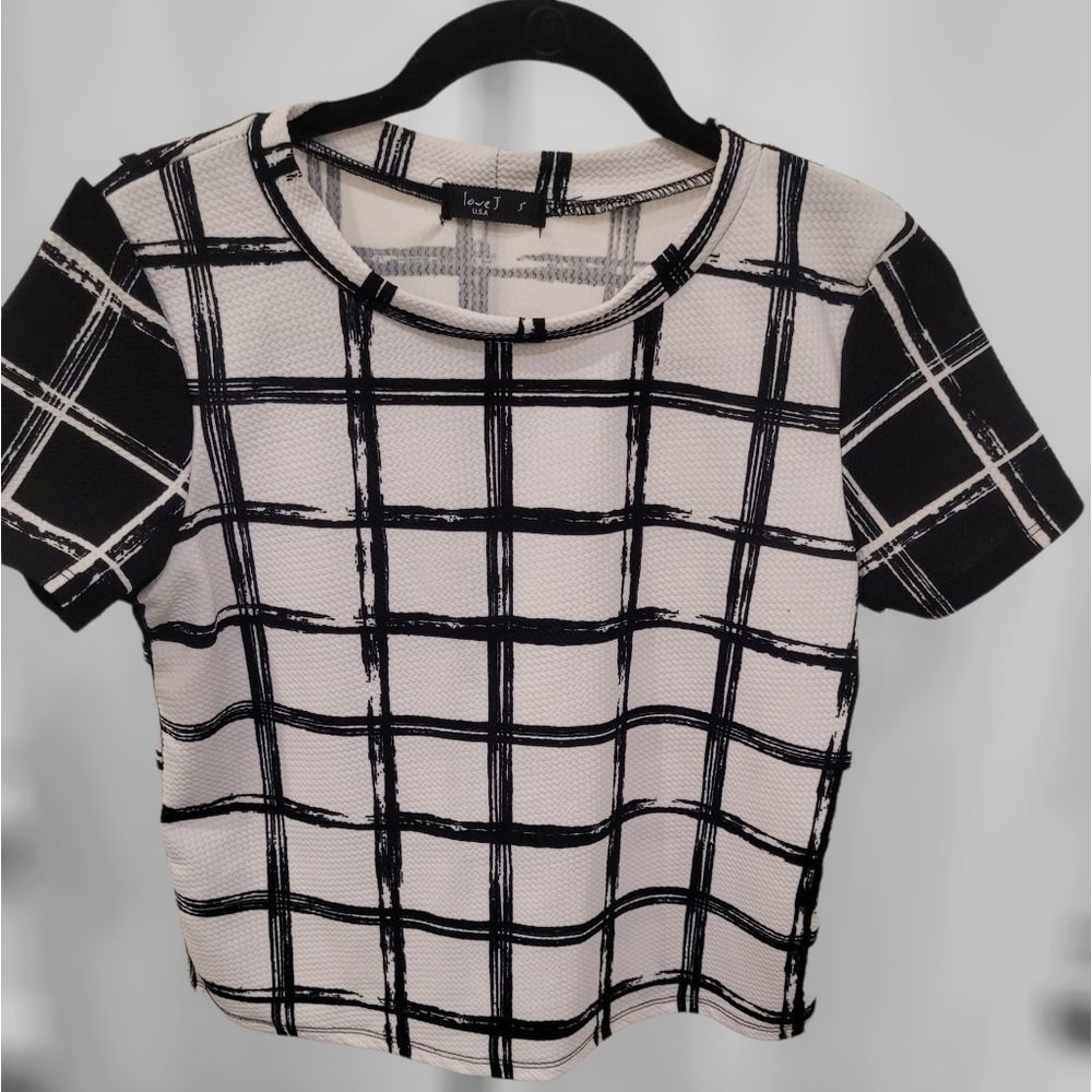 Plaid Crop Top